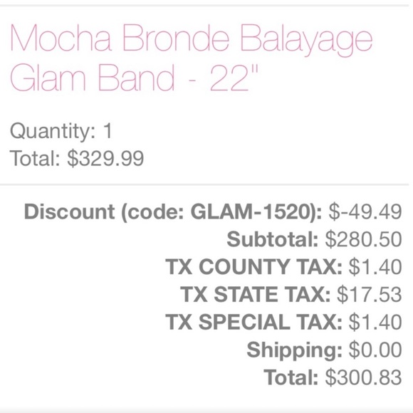 Glam Seamless Halo Glam Band Extensions 22’ - Picture 2 of 3